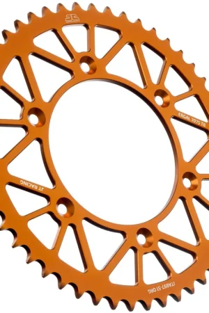 JT SPROCKETS - REAR RACELITE ALU 51T ORANGE - Sprockets - 520 Bulkbestelling